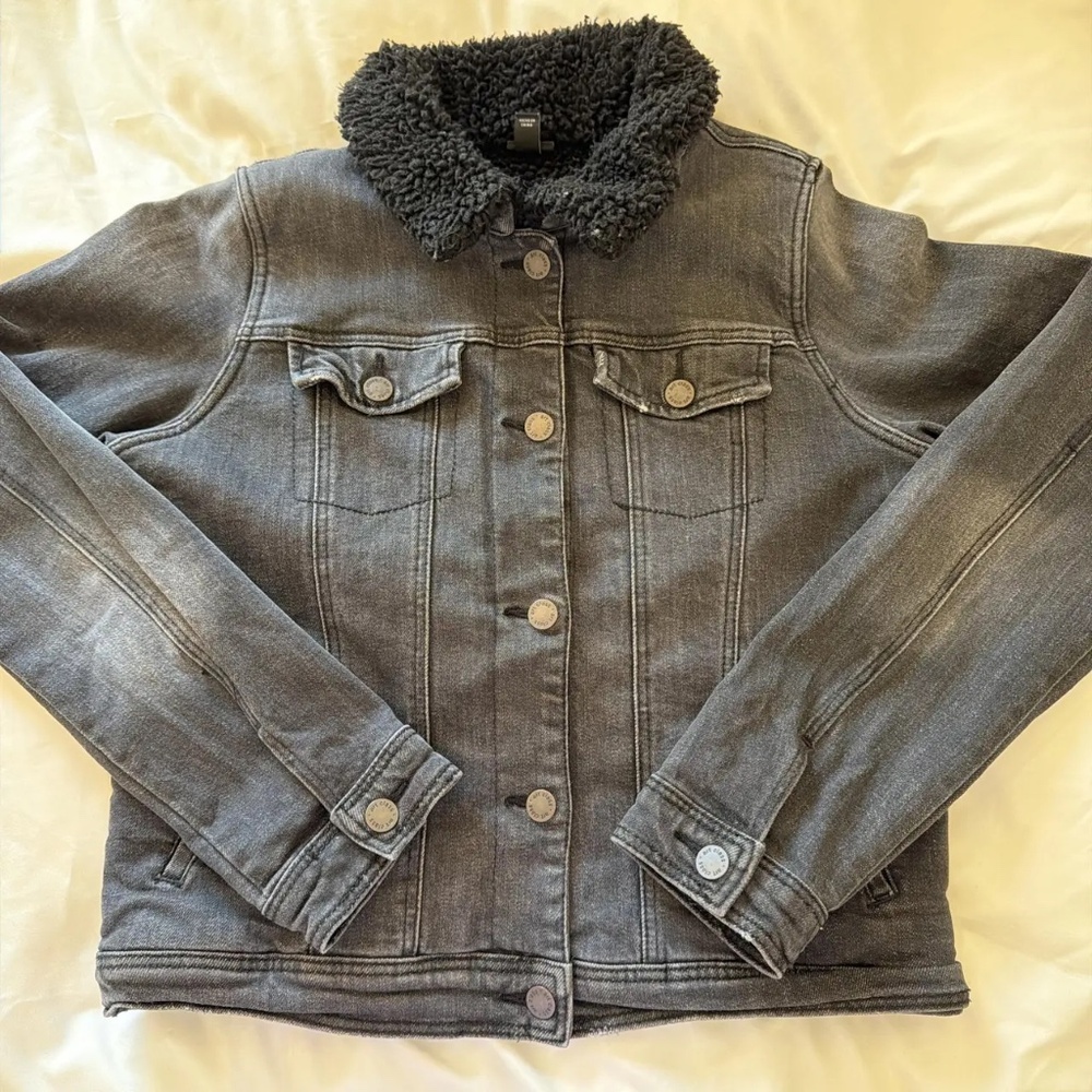 Art Class Women's Black Denim Jacket